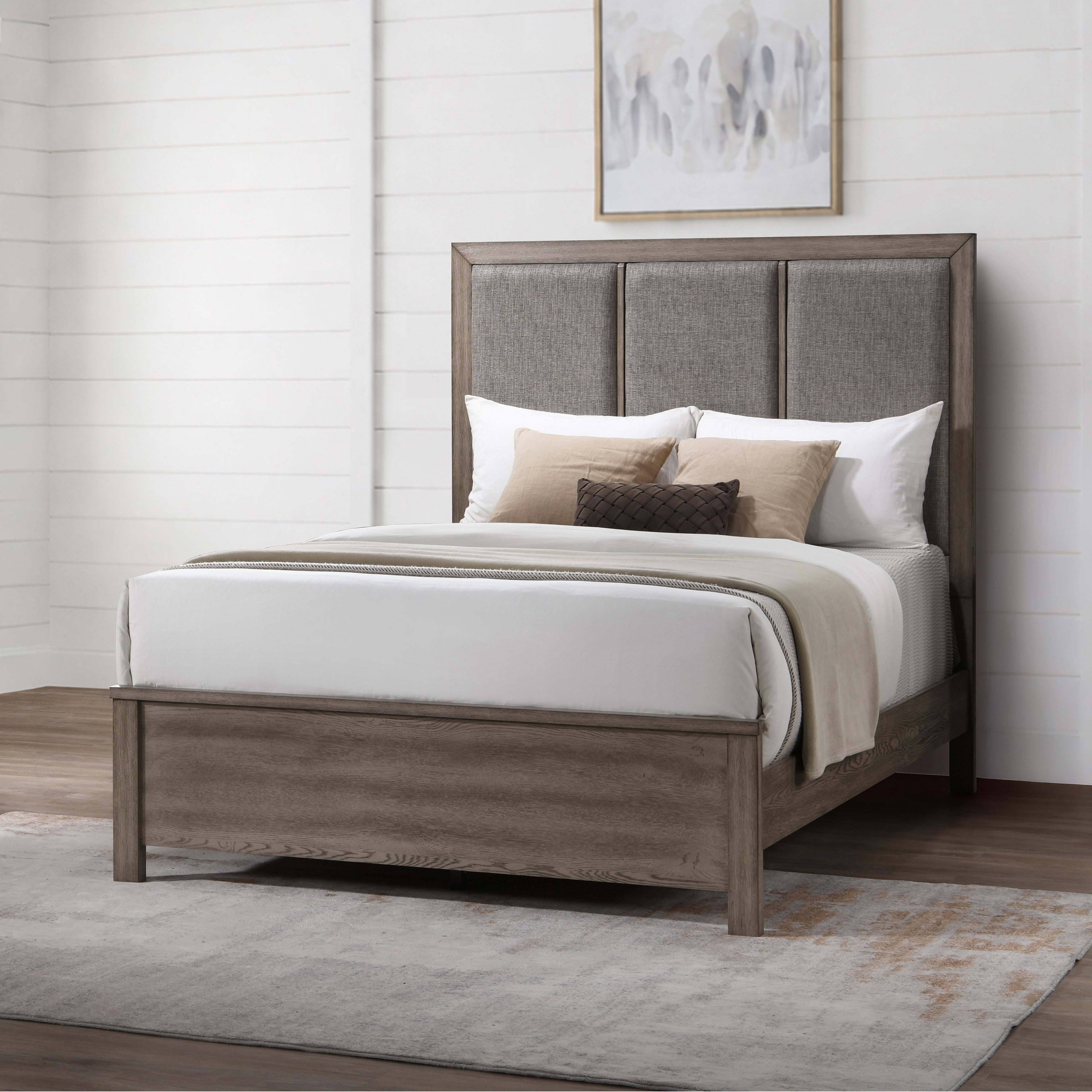 Harrisburg Queen Bed - Walnut