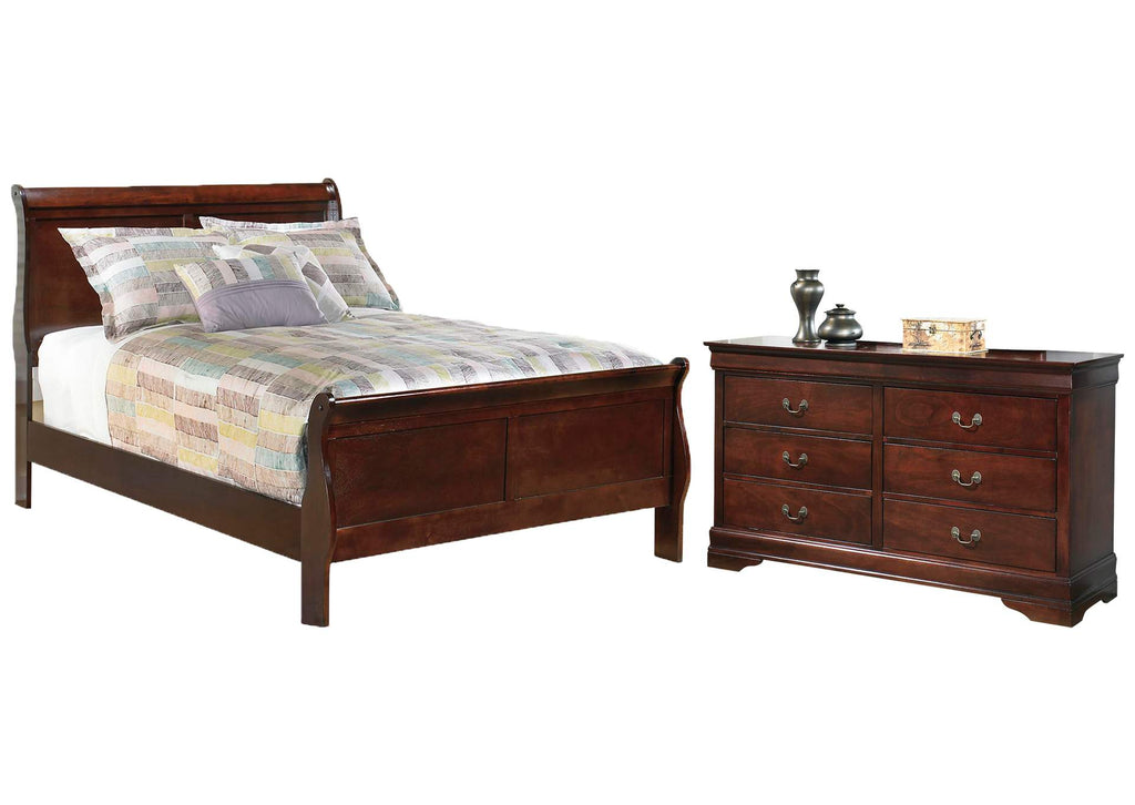 Alisdair Full Sleigh Bed with Dresser