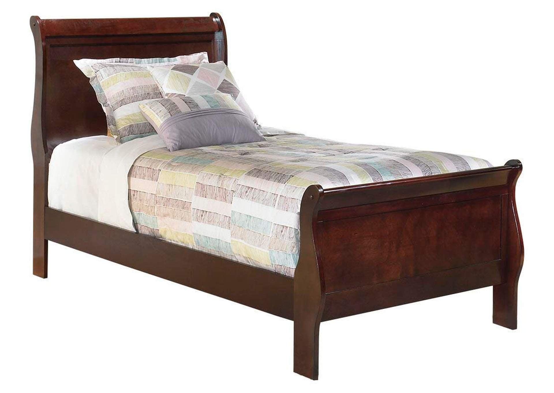 Alisdair Twin Sleigh Bed with 2 Nightstands