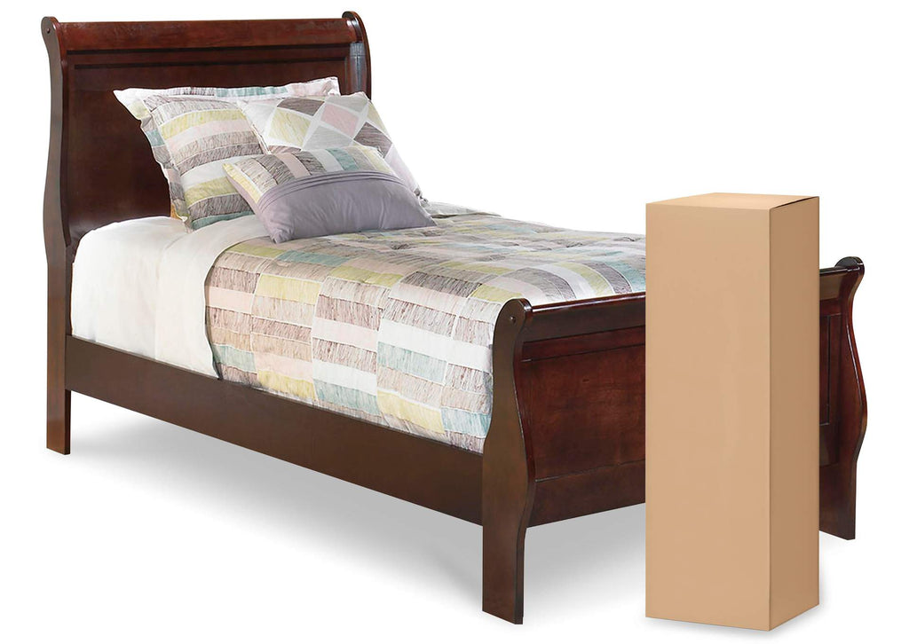 Alisdair Twin Sleigh Bed with Mattress