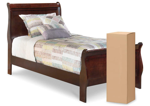 Alisdair Twin Sleigh Bed with Mattress