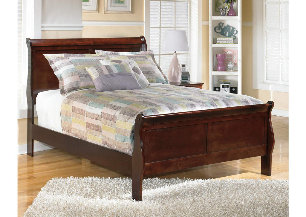 Alisdair Full Sleigh Bed with 8" Chime Innerspring Mattress