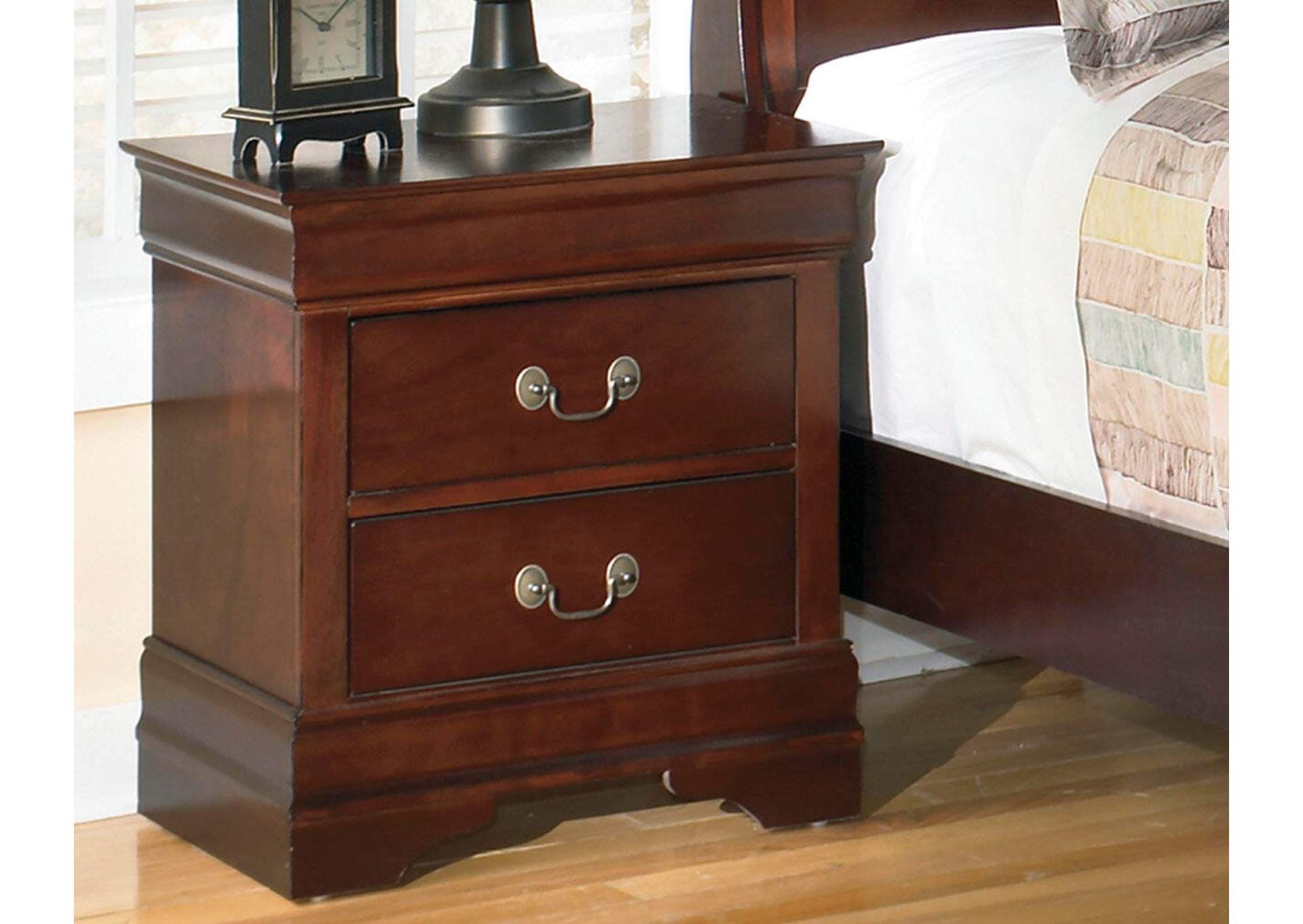 Alisdair Twin Sleigh Bed with 2 Nightstands room view