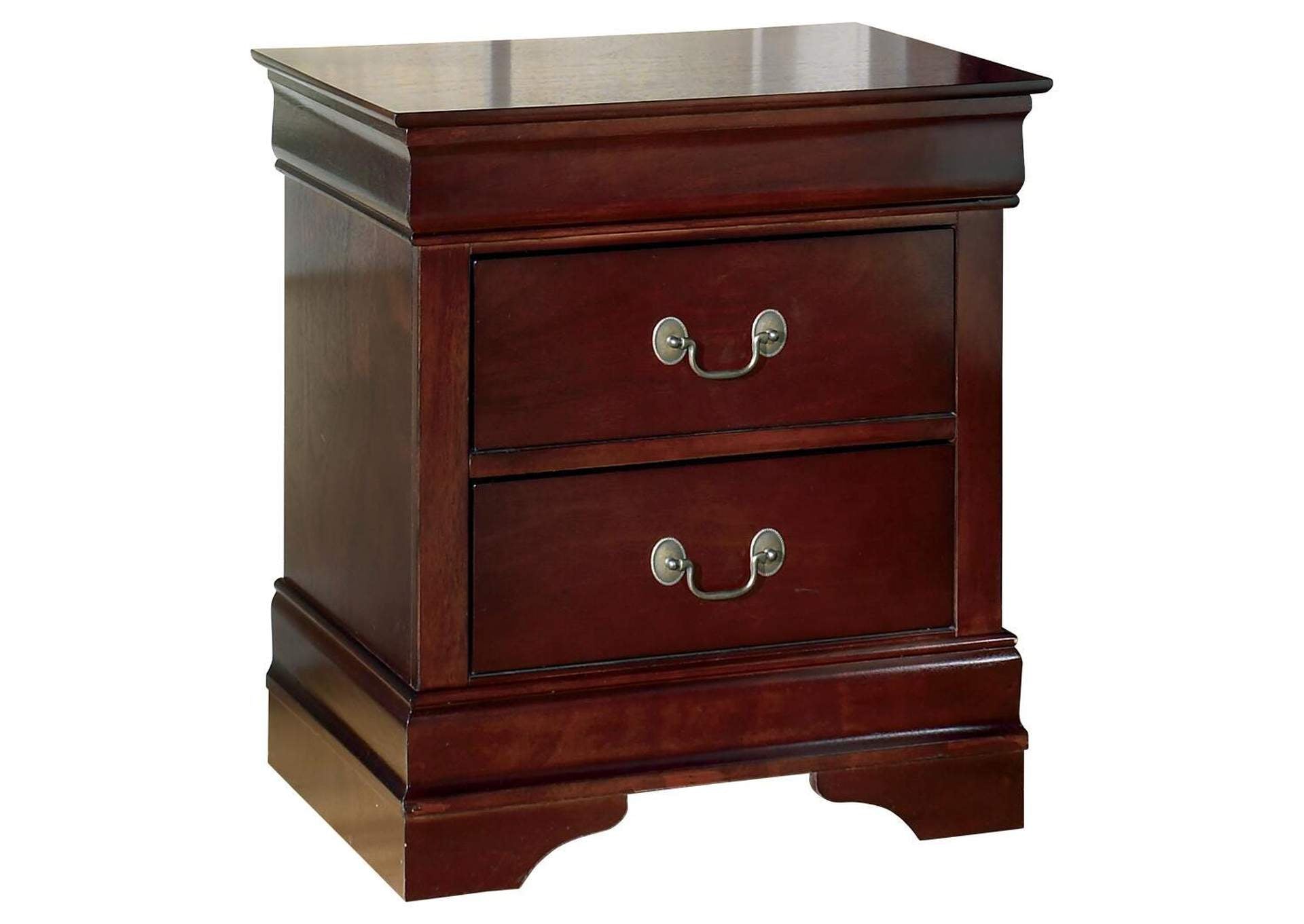 Alisdair King Sleigh Bed with Mirrored Dresser, Chest and Nightstand