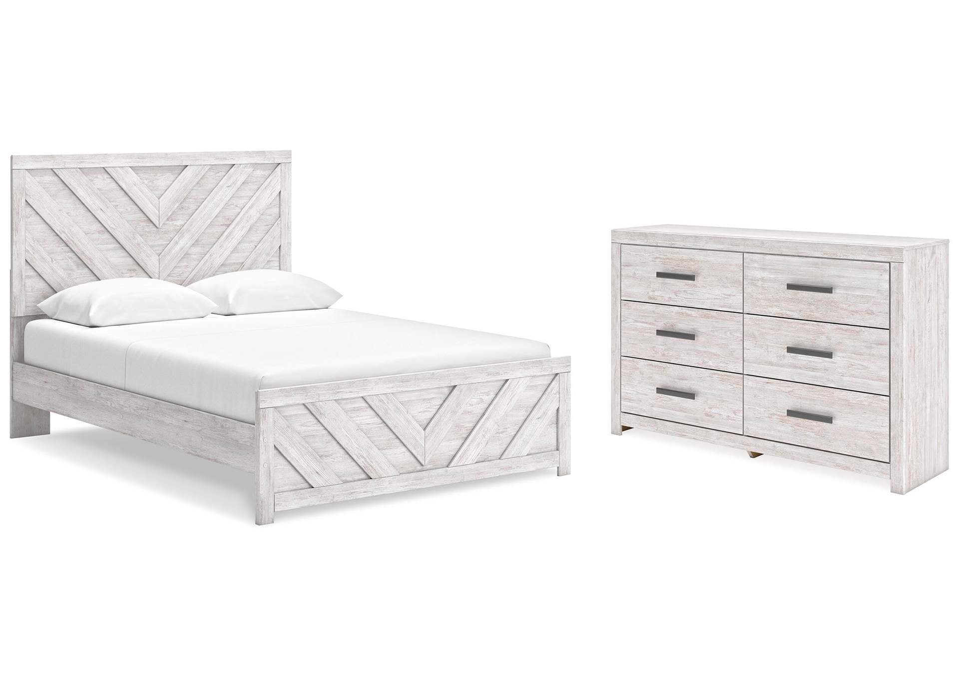 Cayboni Queen Panel Bed with Dresser