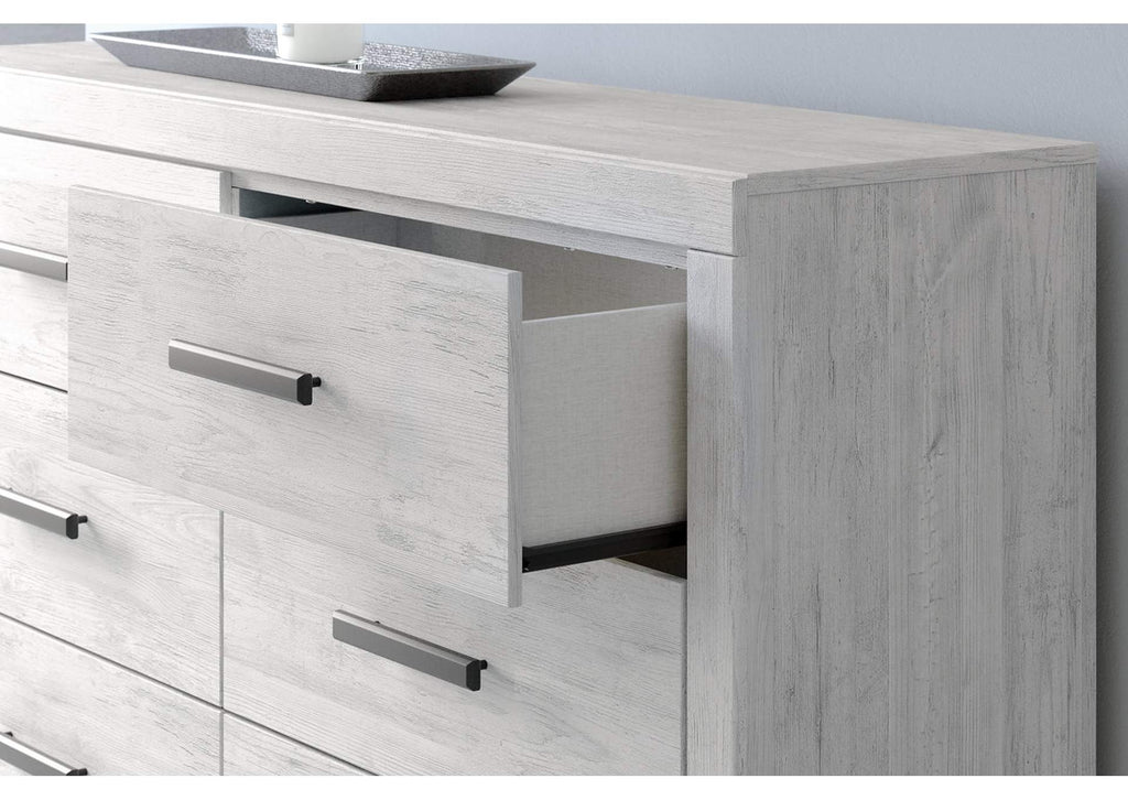 Cayboni Queen Panel Bed with Dresser detail