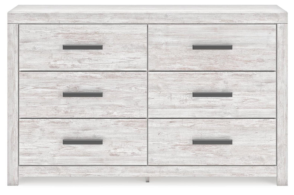 Cayboni Dresser in Whitewash, front view