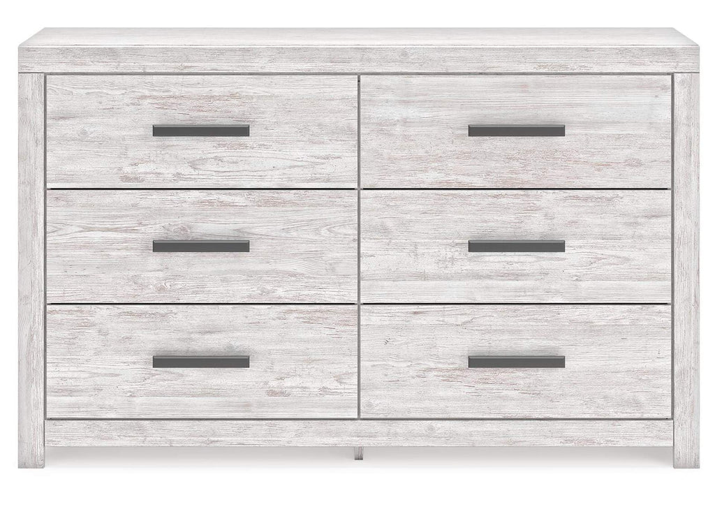 Cayboni Queen Panel Bed with Dresser front view