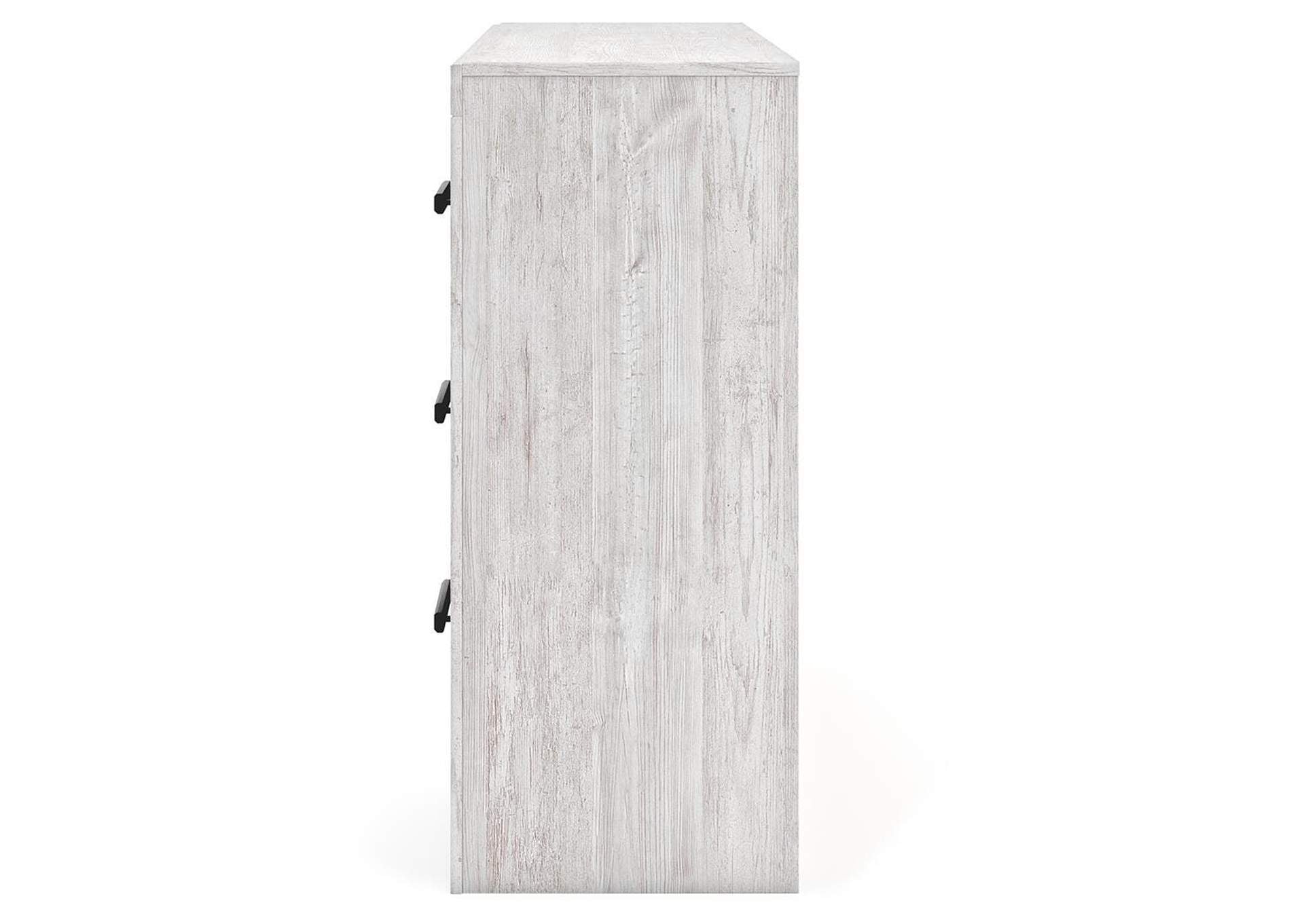 Cayboni Full Panel Bed with Dresser and 2 Nightstands side view