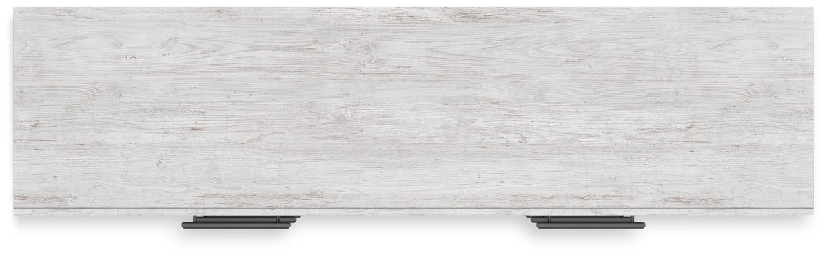 Cayboni Dresser in Whitewash, top view