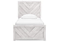 Cayboni Twin Panel Bed with Dresser