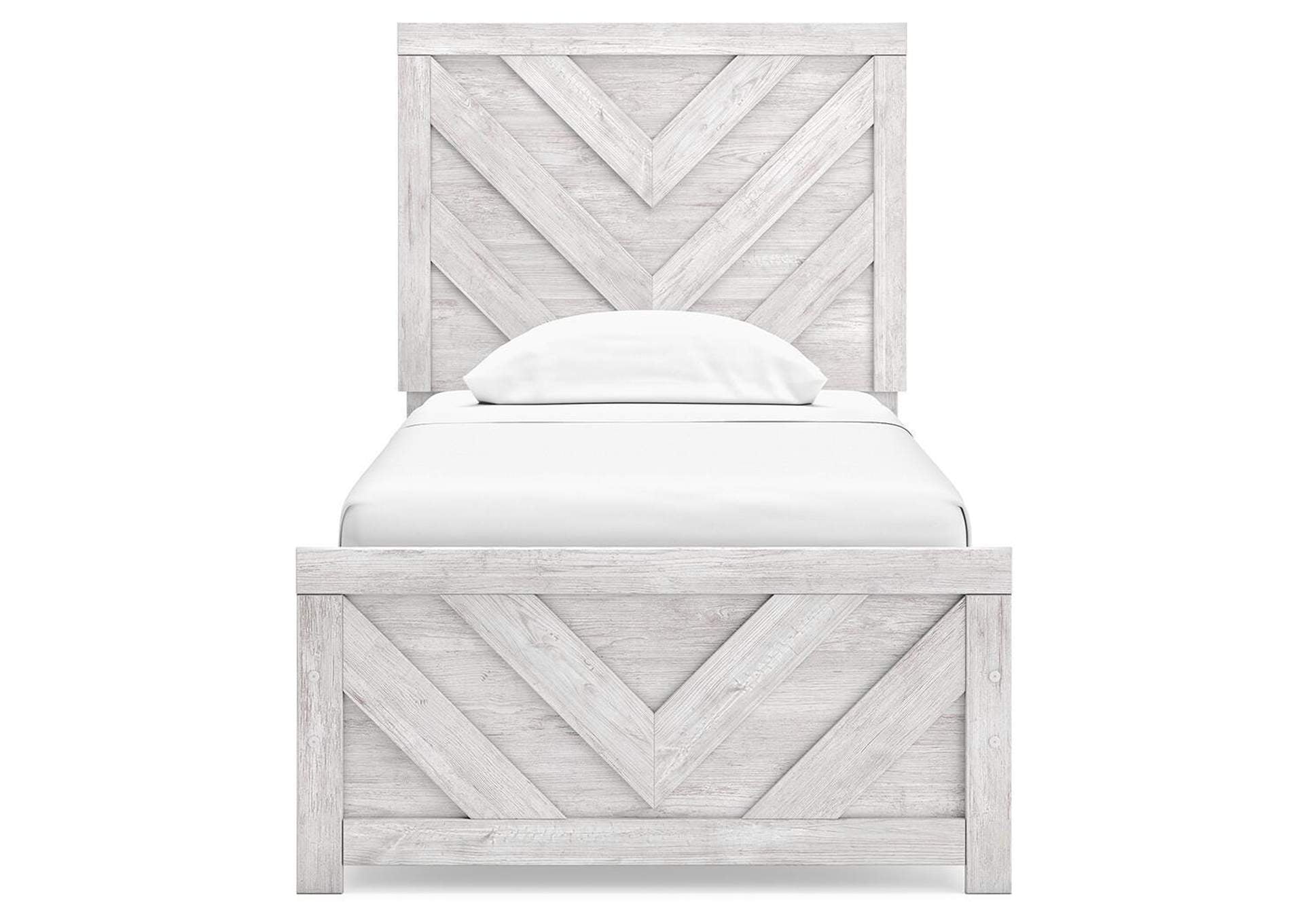 Cayboni Twin Panel Bed with Dresser