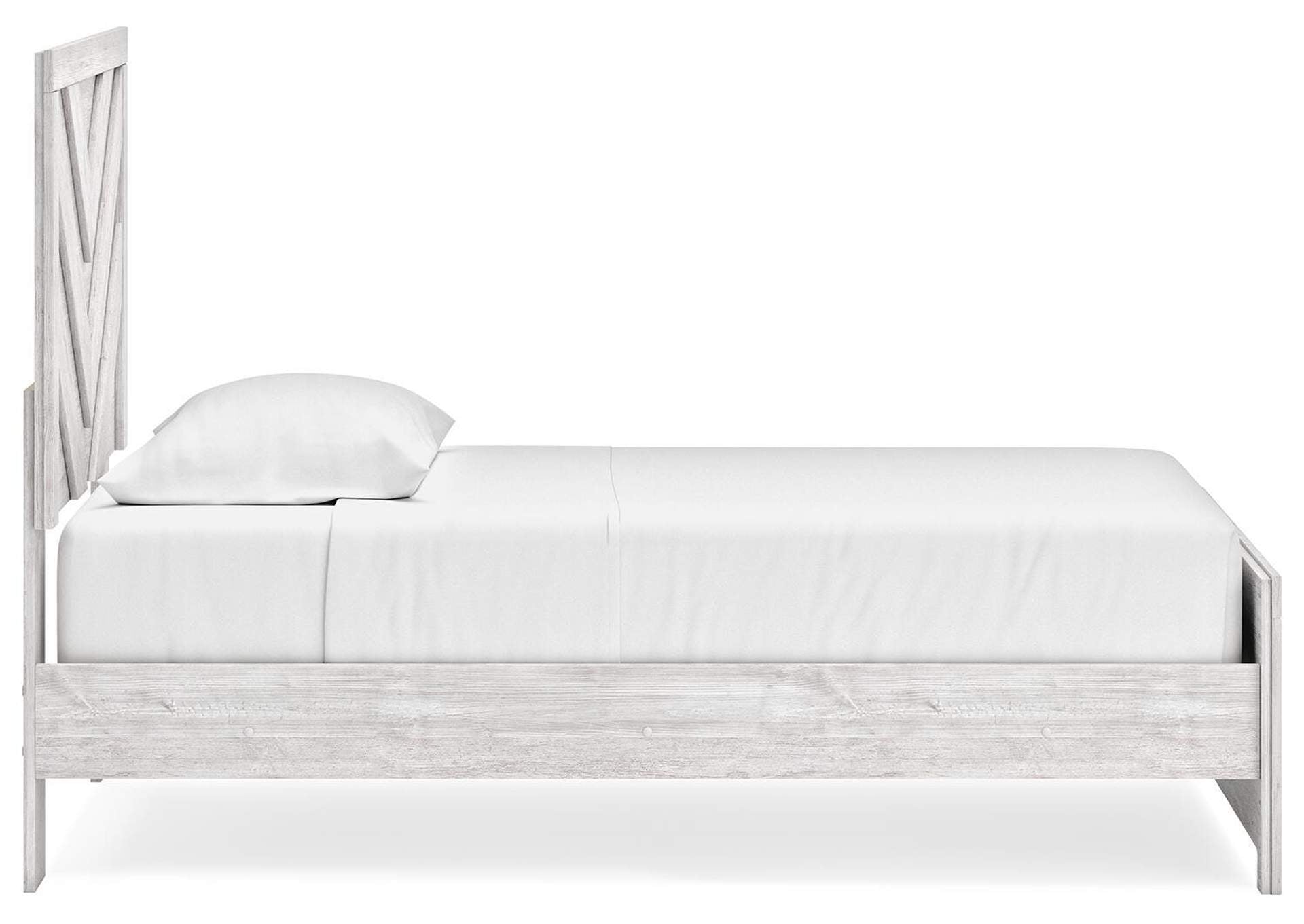 Cayboni Twin Panel Bed with Dresser side view