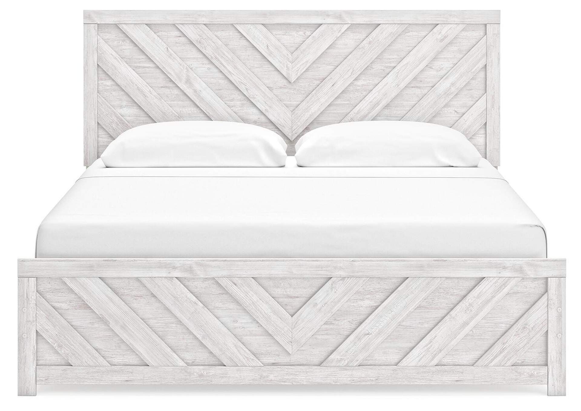 Cayboni King Panel Bed with Dresser