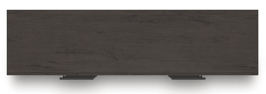 Prendonea Dresser in Charcoal, top view