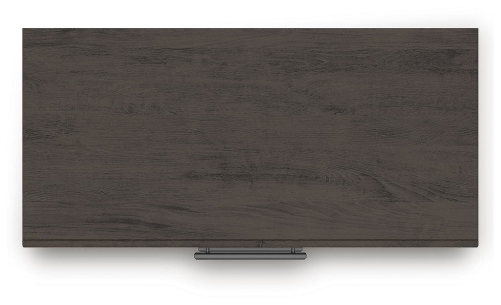 Prendonea Chest of Drawers in Charcoal, top view