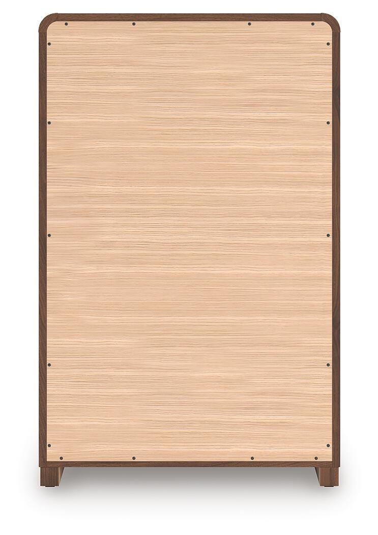 Fortlorn Chest of Drawers in Walnut Brown, back view