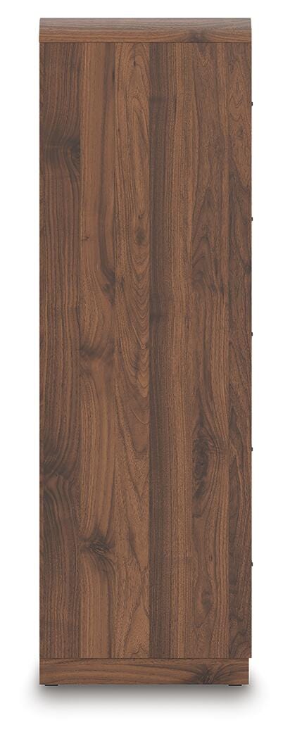 Fortlorn Chest of Drawers in Walnut Brown, side view