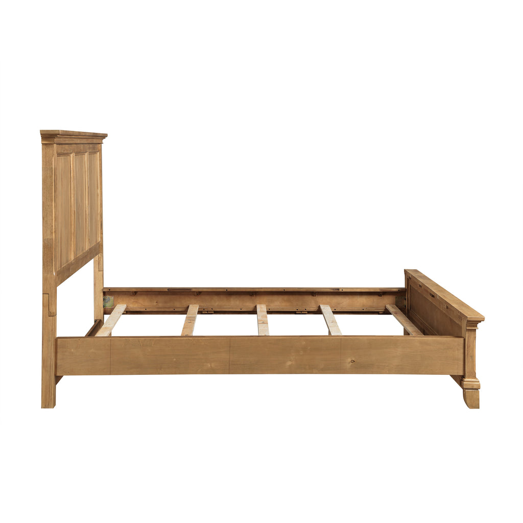 Sunstone Panel King Bed - Honey