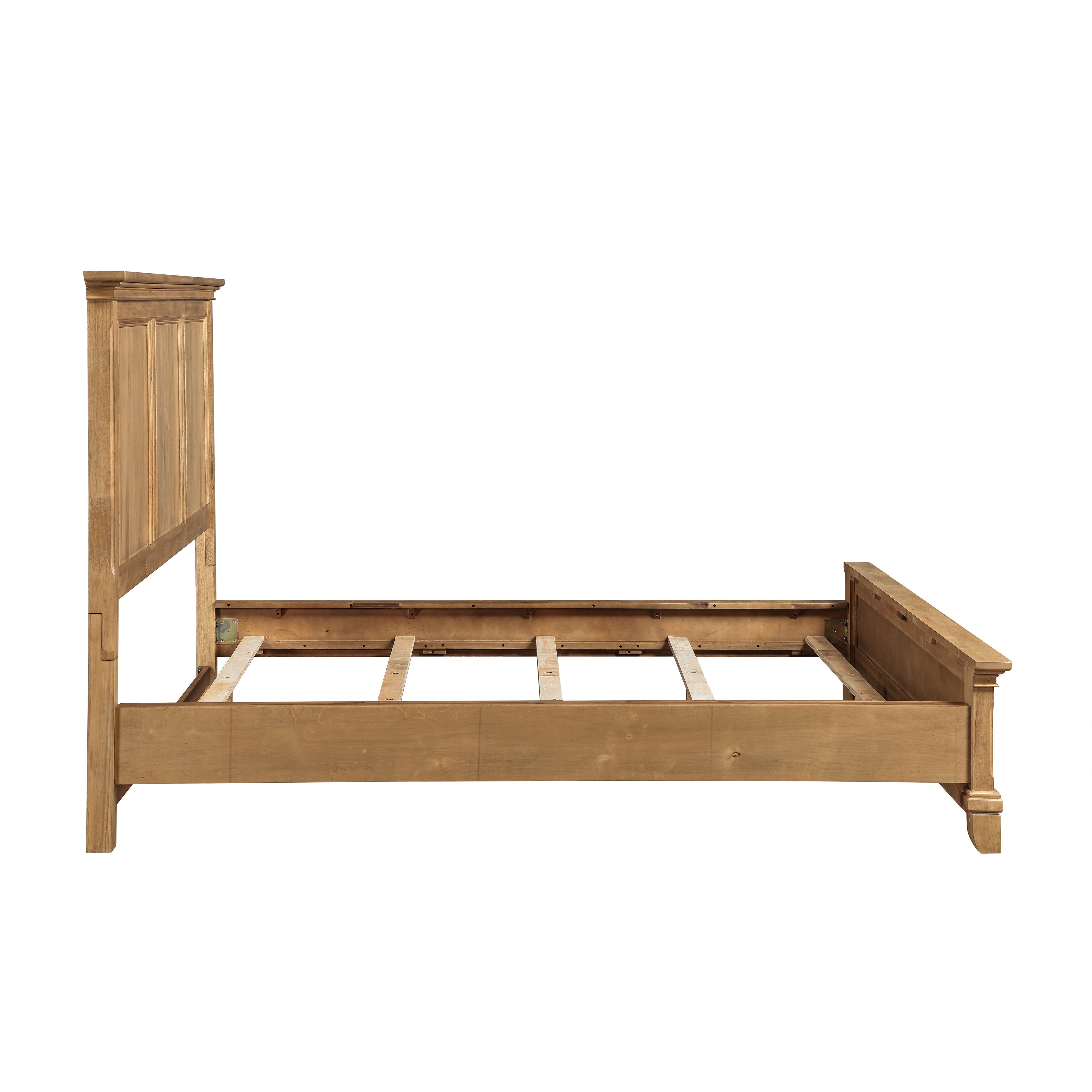 Sunstone Panel King Bed - Honey