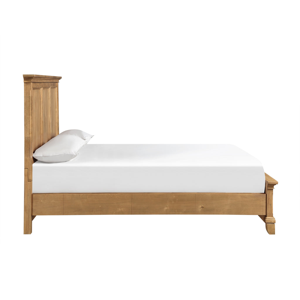 Sunstone Panel King Bed - Honey