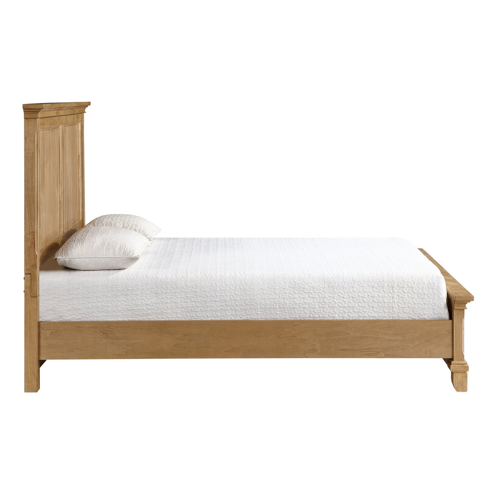 Sunstone Panel Queen Bed - Honey