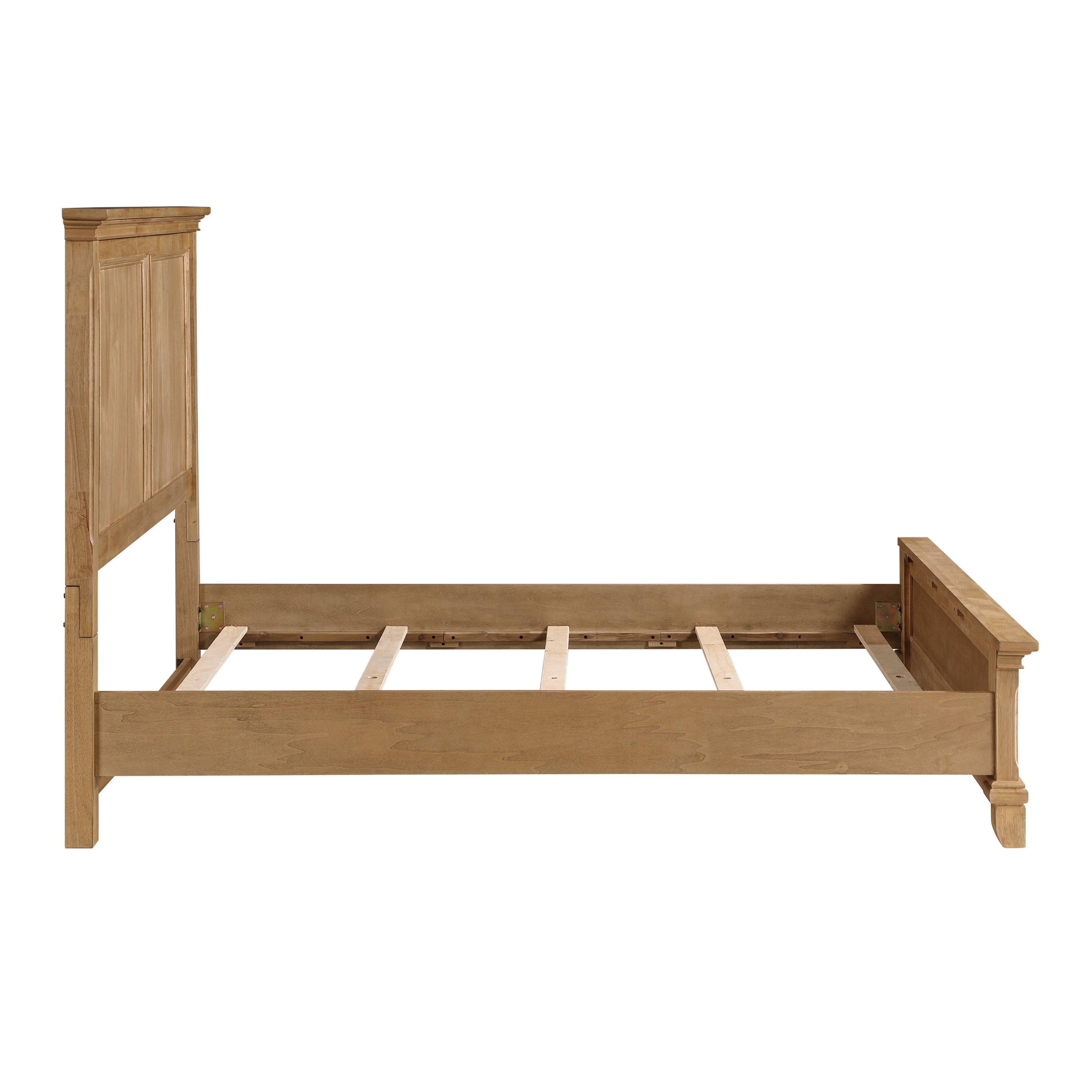 Sunstone Panel King Bed - Honey