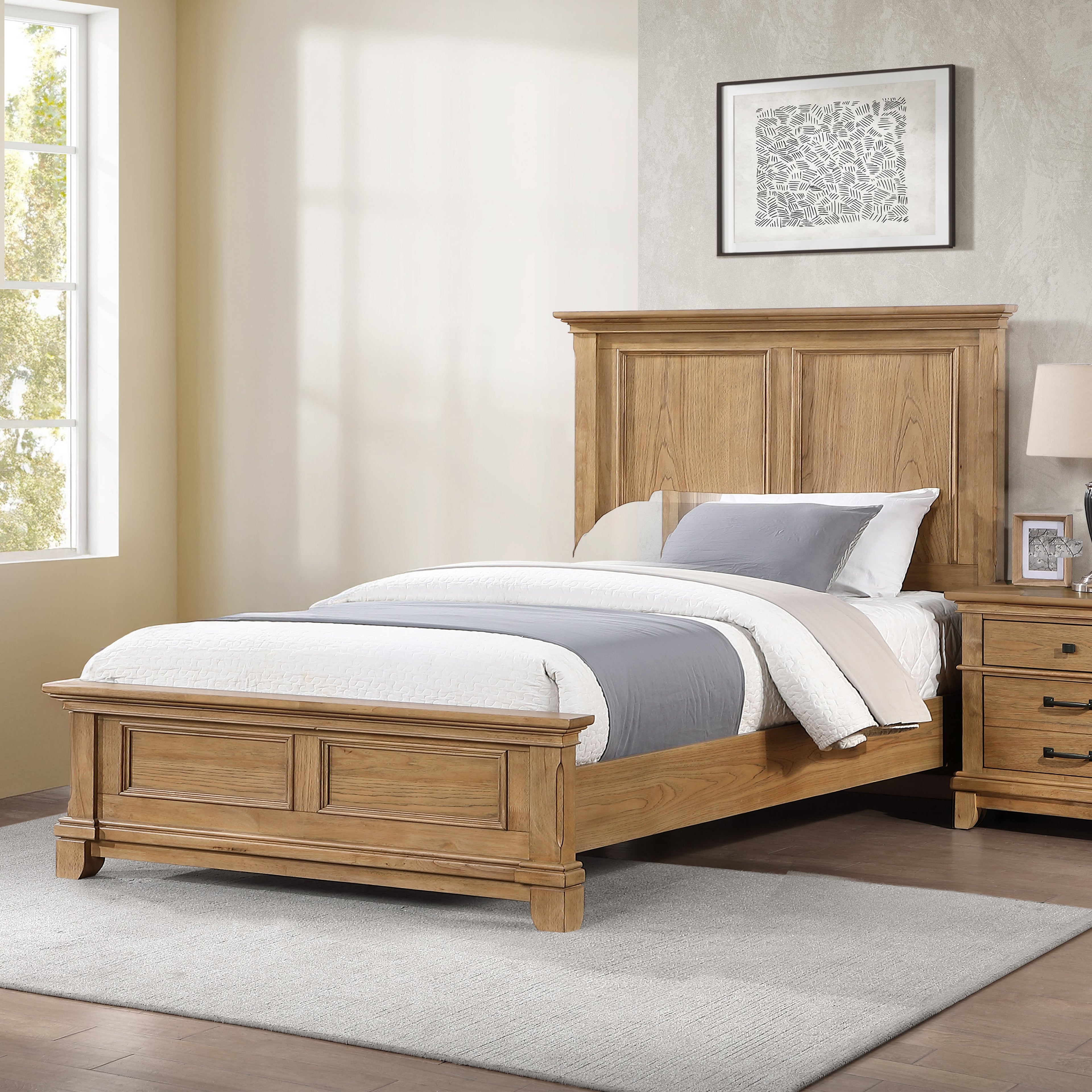 Sunstone Full Panel Full Bed - Honey