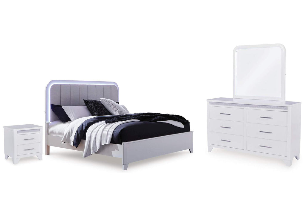 Jarlee Queen Upholstered Panel Bed