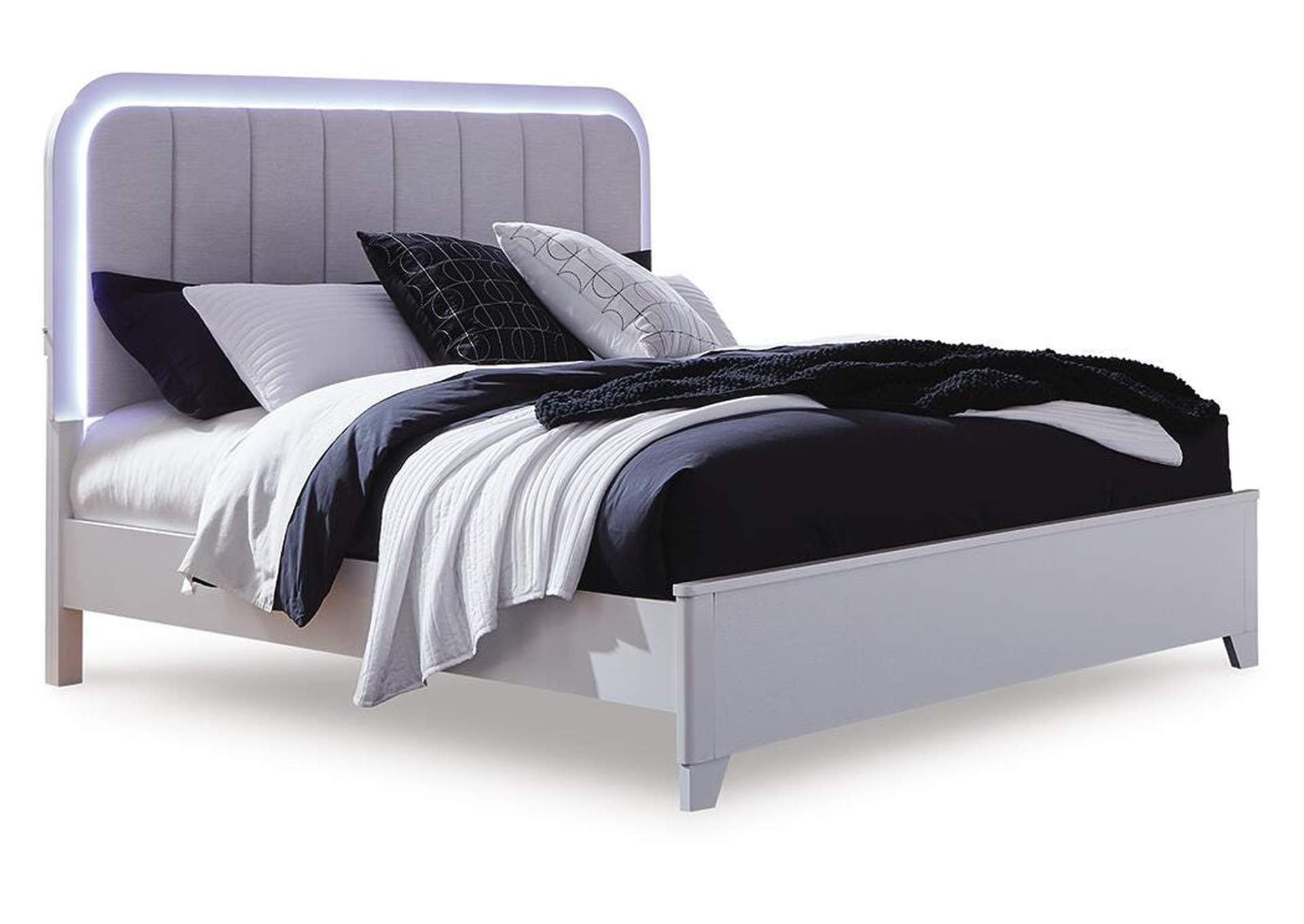 Jarlee Queen Upholstered Panel Bed