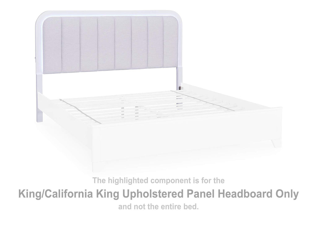 Jarlee California King Upholstered Panel Bed