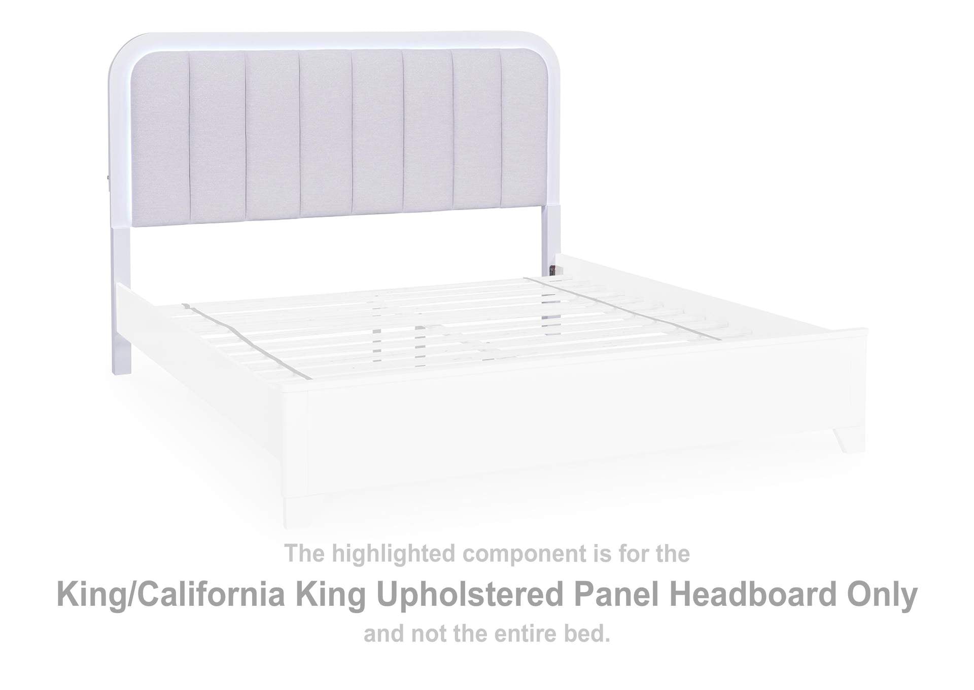 Jarlee California King Upholstered Panel Bed