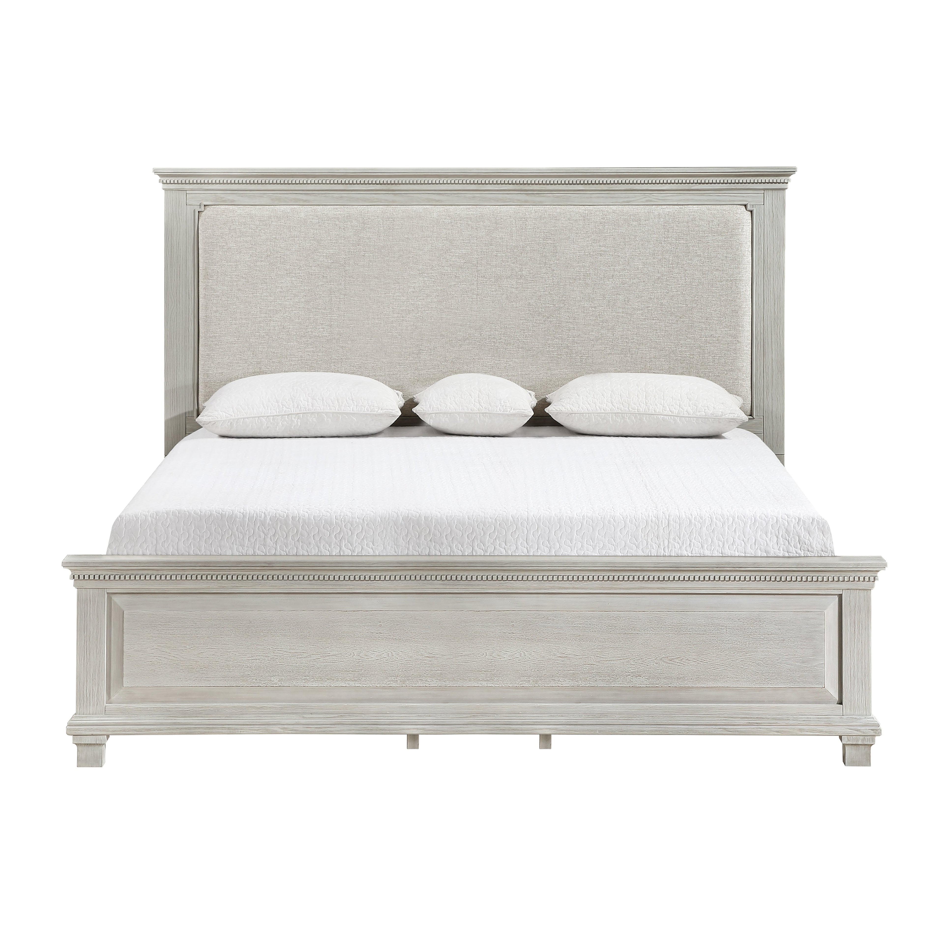 Silver Sands Panel King Bed - Gray
