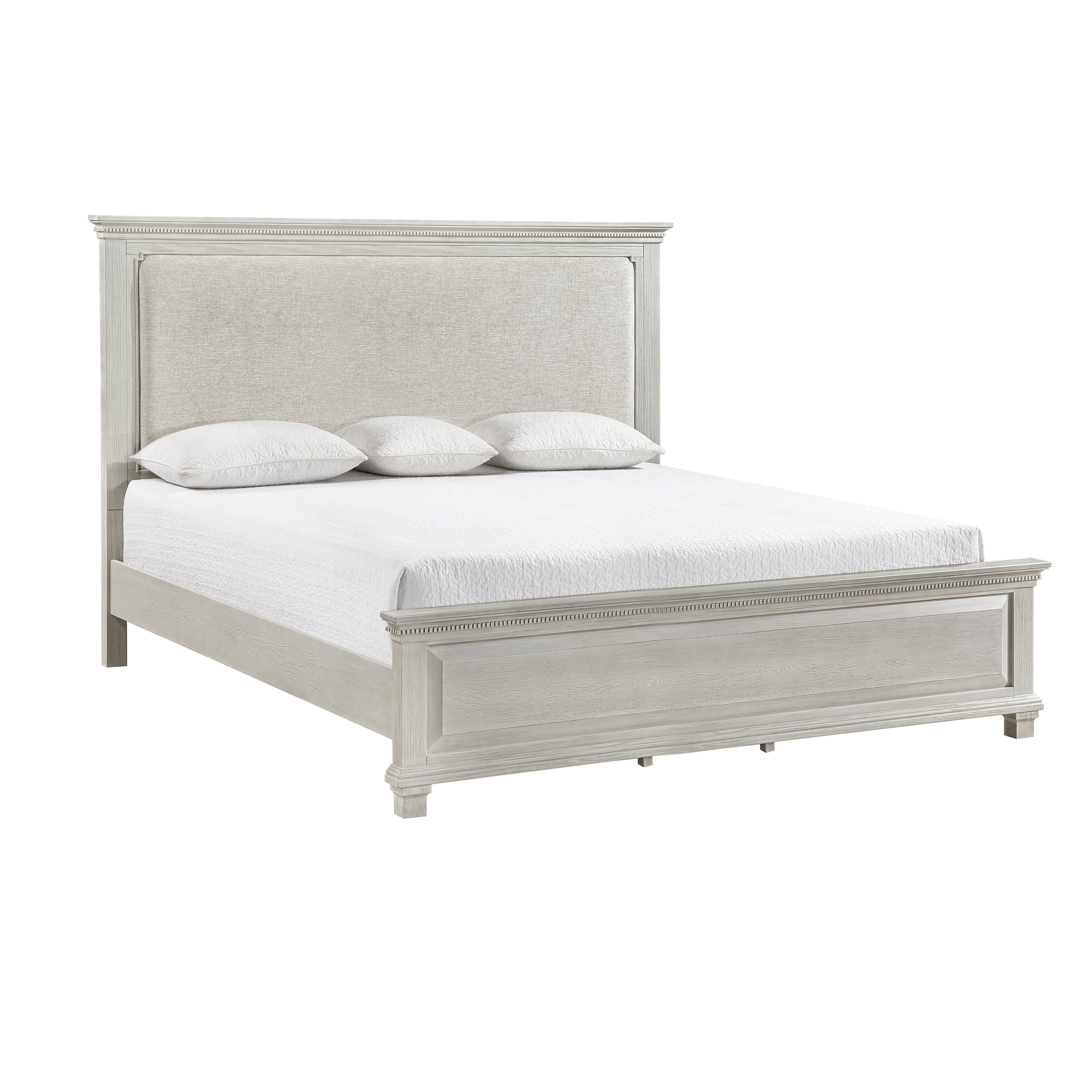 Silver Sands Panel King Bed - Gray
