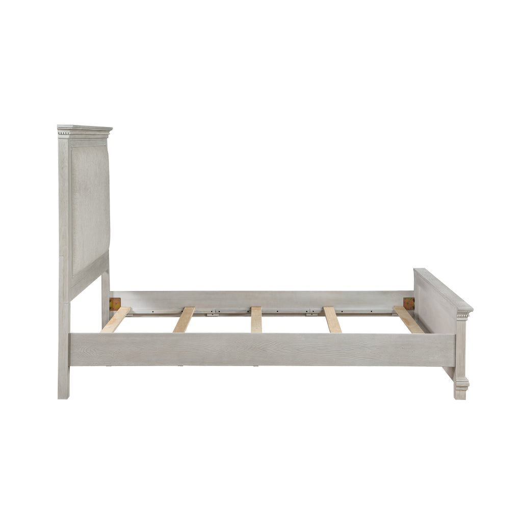 Silver Sands Panel Queen Bed - Gray