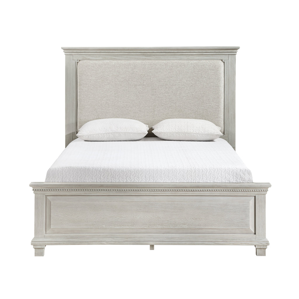 Silver Sands Panel King Bed - Gray