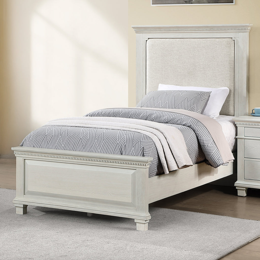 Silver Sands Panel Twin Bed - Gray
