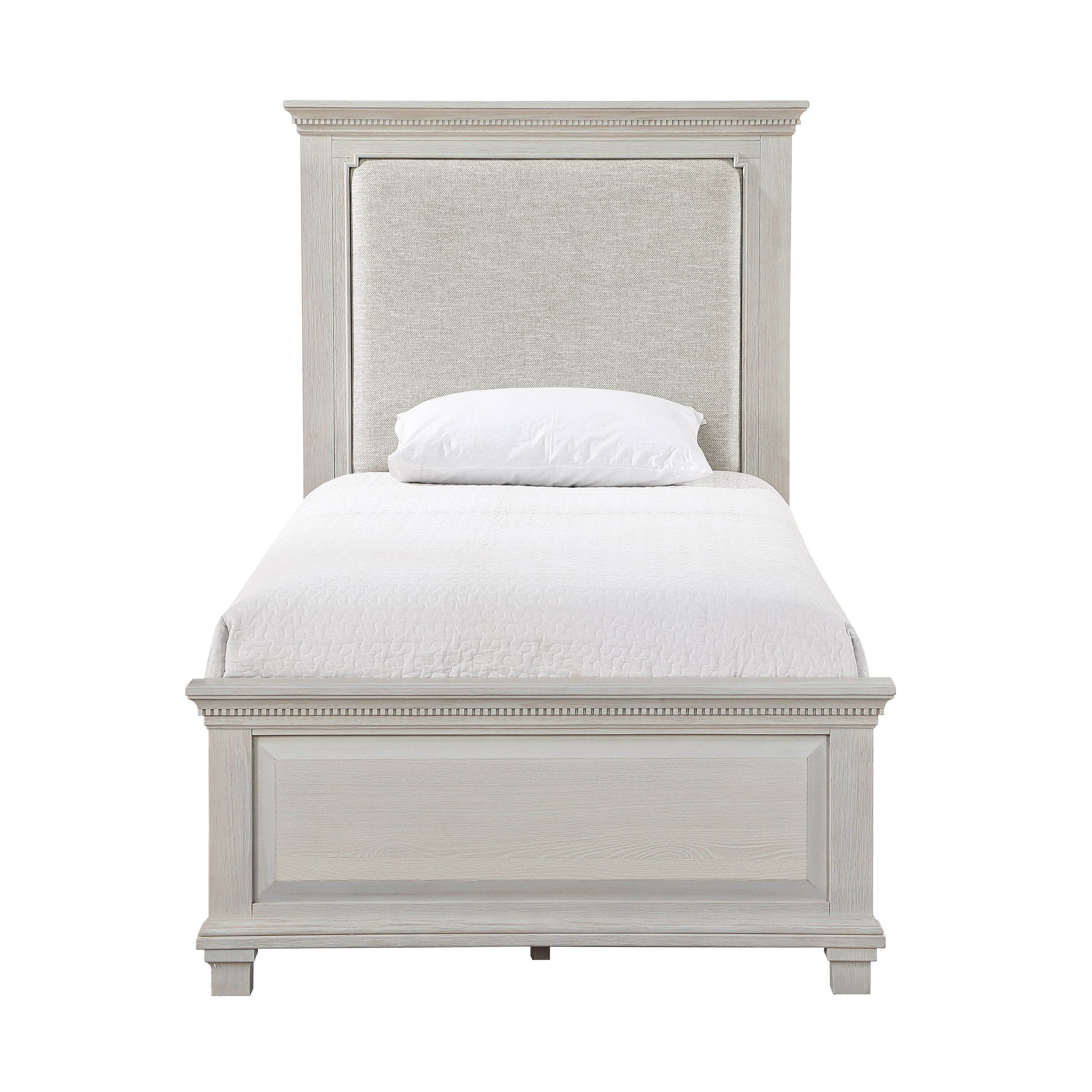 Silver Sands Panel Twin Bed - Gray