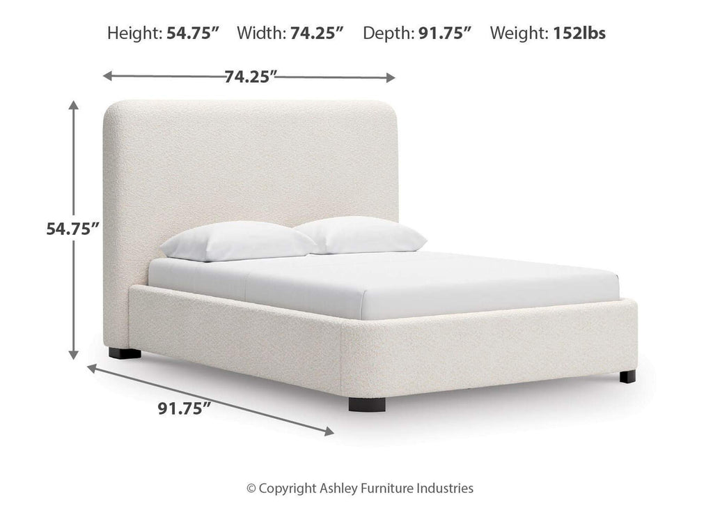 Brintstreet Queen Upholstered Bed dimensions