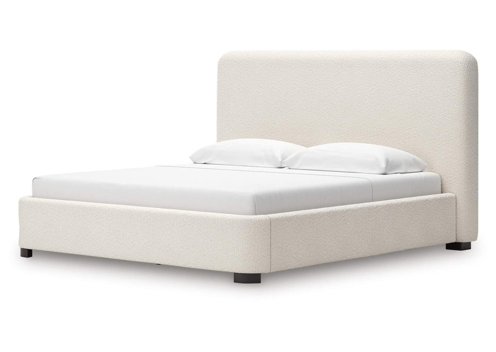 Brintstreet King Upholstered Bed angled view
