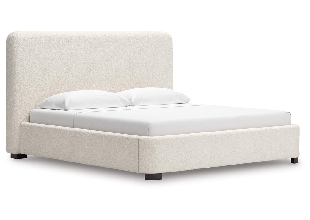 Brintstreet King Upholstered Bed angled view