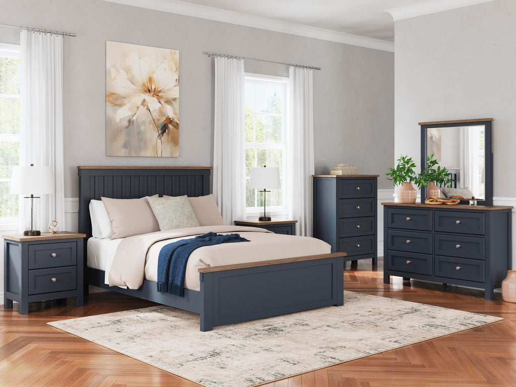 Landocken Dresser in Brown/Blue, alternate view 11