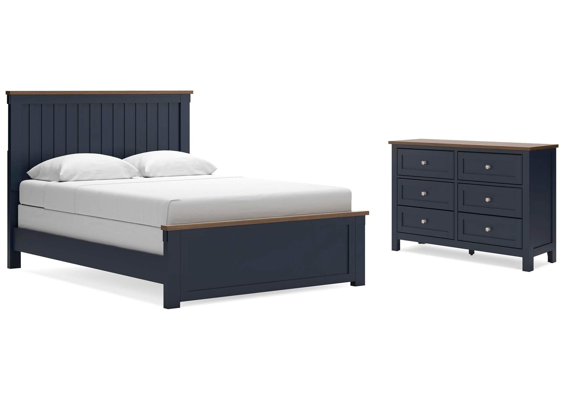 Landocken Queen Panel Bed and Dresser