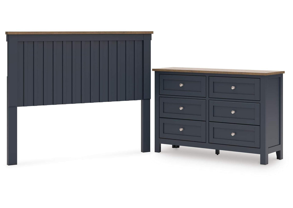 Landocken Queen Panel Headboard and Dresser