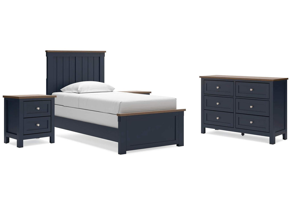 Landocken Full Panel Bed, Dresser and 2 Nightstands