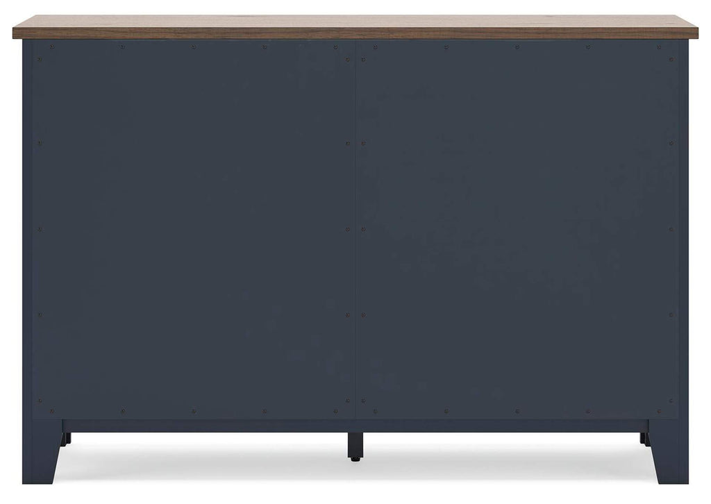 Landocken Queen Panel Headboard, Dresser and 2 Nightstands