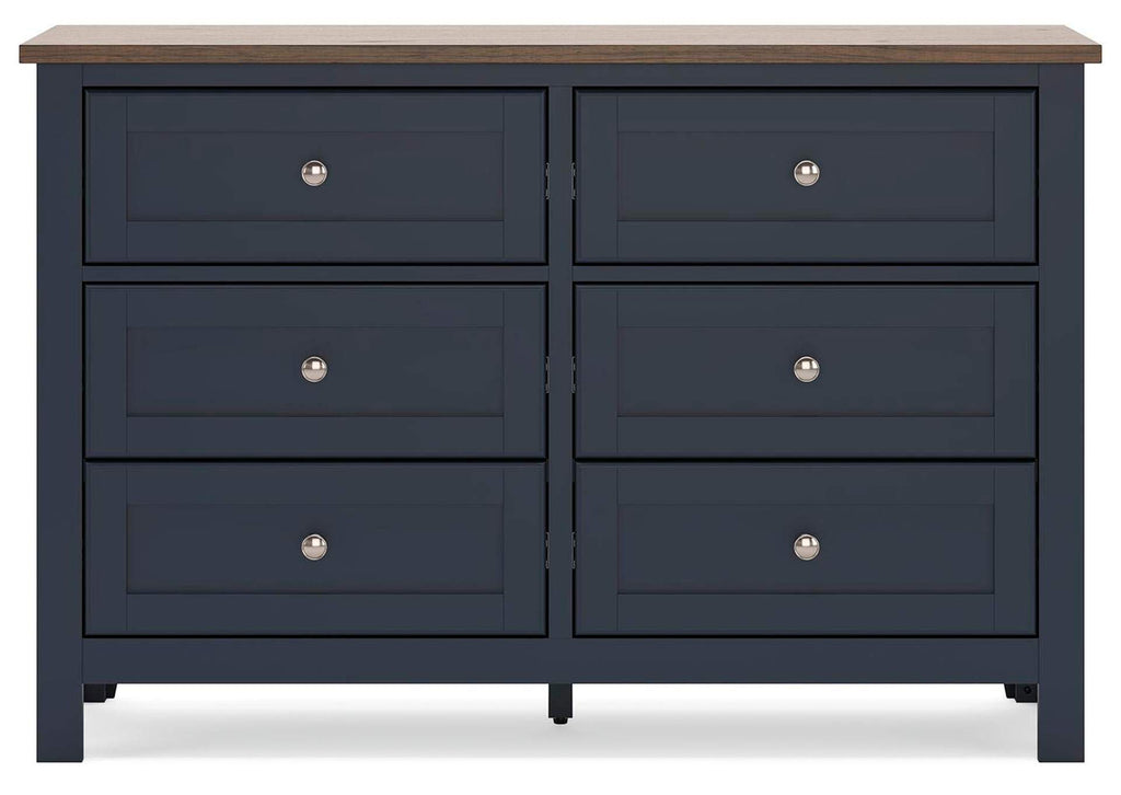Landocken Full Panel Bed, Dresser and 2 Nightstands front view