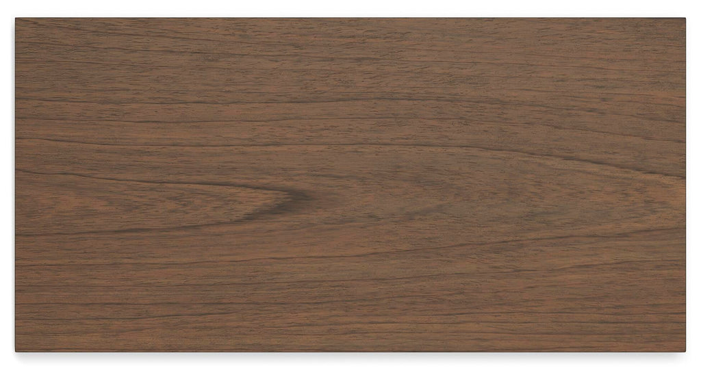Landocken Chest of Drawers in Brown/Blue, top view