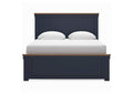 Landocken Queen Panel Bed with Mirrored Dresser and Chest