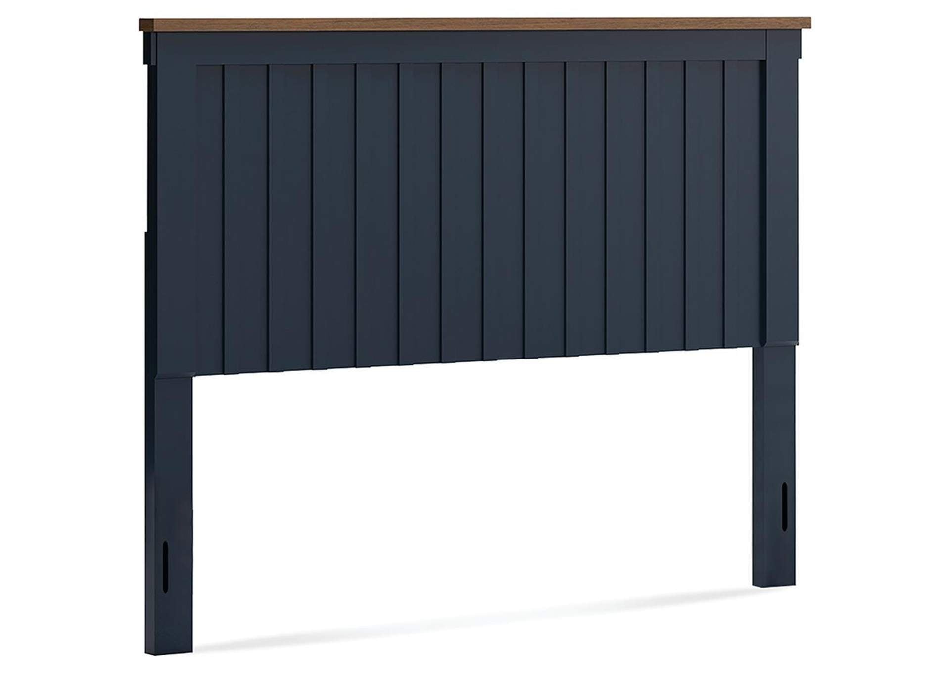 Landocken Queen Panel Headboard, Dresser and 2 Nightstands angled view